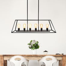 Reuten Steel 6 Light Linear Pendant